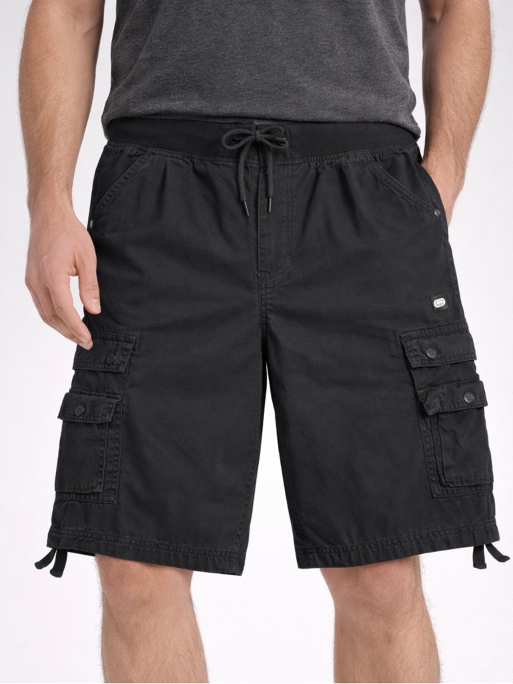 Ecko Unltd Cargo Shorts Men’s XL Black Utility Streetwear Casual
